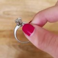 How do jewelers polish diamond rings?